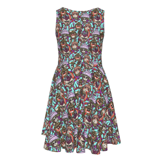 Island Coconut Pirates - Kid's Sleeveless Skater Dress