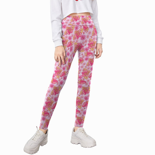 Summer Fruits - Strawberry - Kid's Leggings