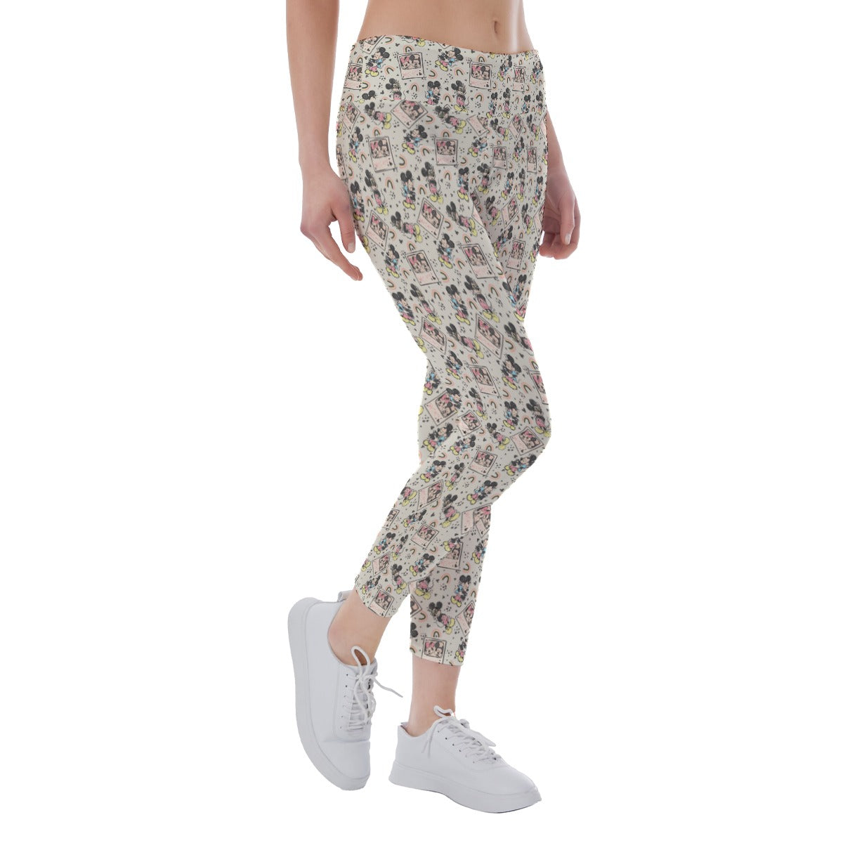 Retro Camera Mouse - Women's Yoga Leggings