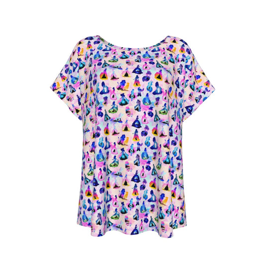 Princess And Classic Animation Silhouettes - Women’s Relaxed Fit Scoop Tee