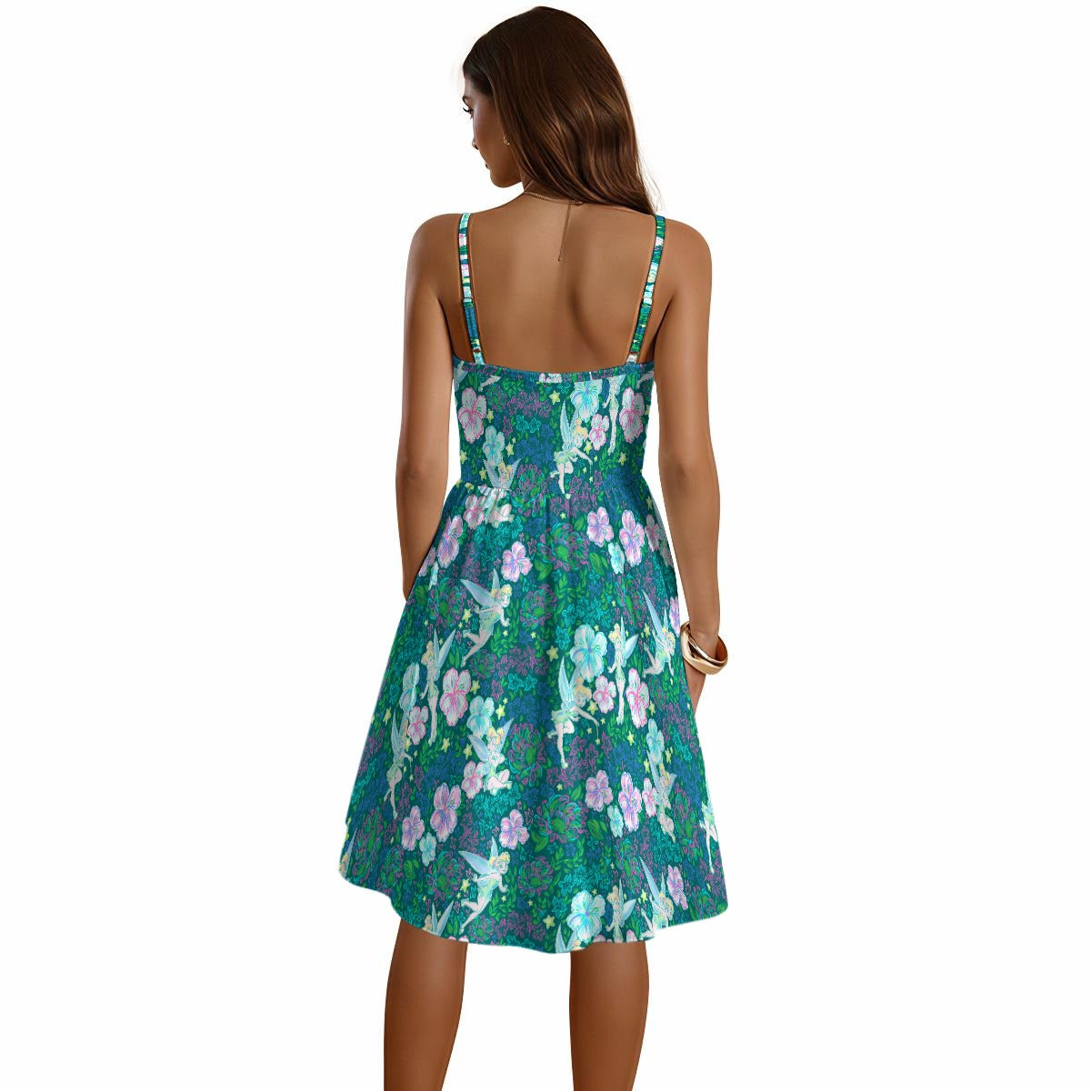 Pixie in Neon Blooms - Women's Sweetheart Cami Dress