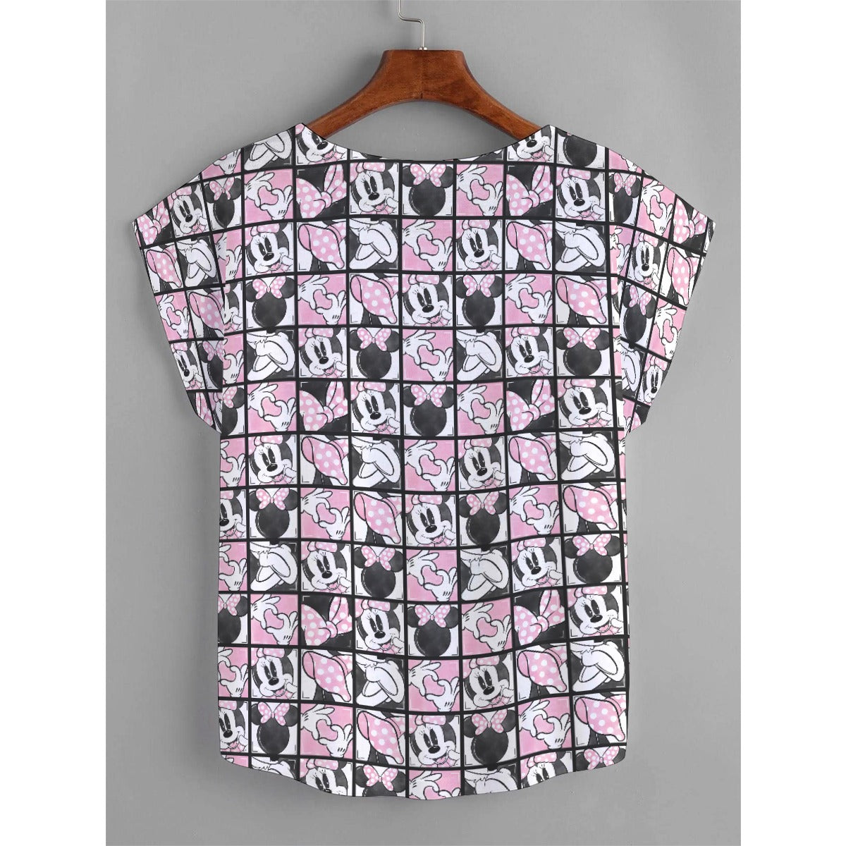 Mouse Bow Block Party - Women’s Relaxed Fit Scoop Tee