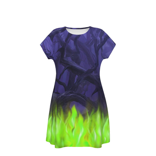 Enchanted Thorn Forest - Women's T-Shirt Dress