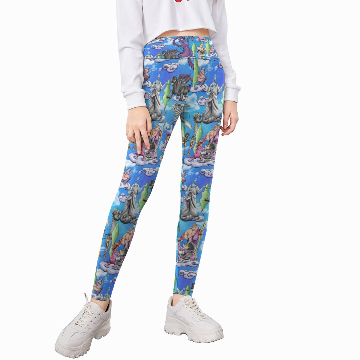 Mythic Hero Chaos Clouds - Kid's Leggings