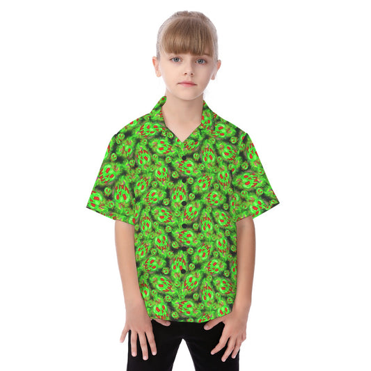 Just One Bite - Kid's Hawaiian Button Up Shirt