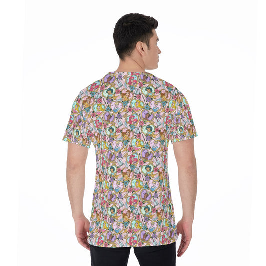 Tattoo Hearts Royal Icons - Men's Short Sleeve T-Shirt