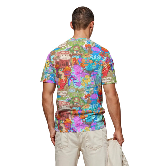 Element City Scene Collage - Men's Short Sleeve T-Shirt