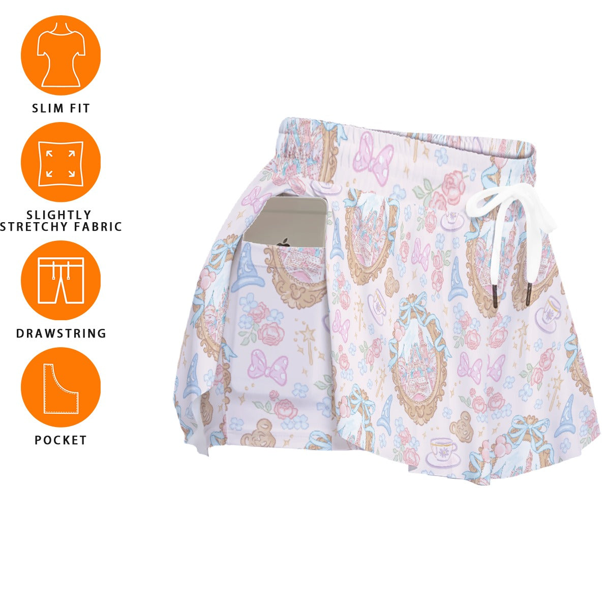 Coquette Park Daydream - Women's Flowy Pocket Shorts