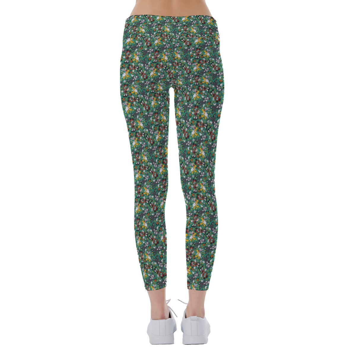 Beloved Couple as Spooky Pair - Women's Yoga Leggings