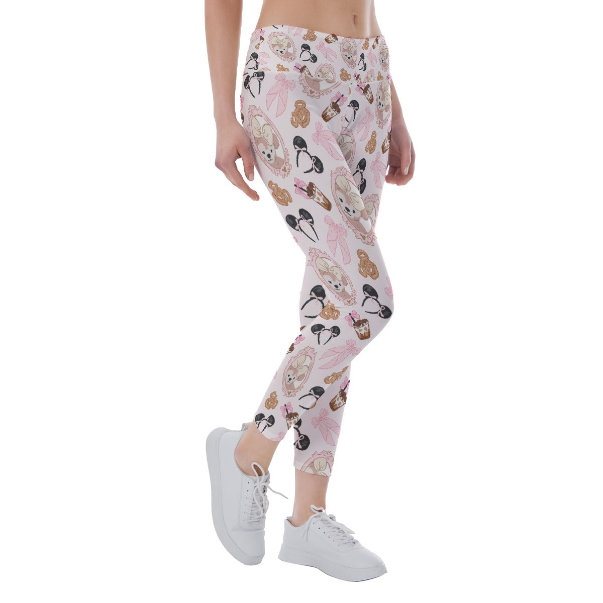 Bow Bear Sweet Day - Women's Yoga Leggings