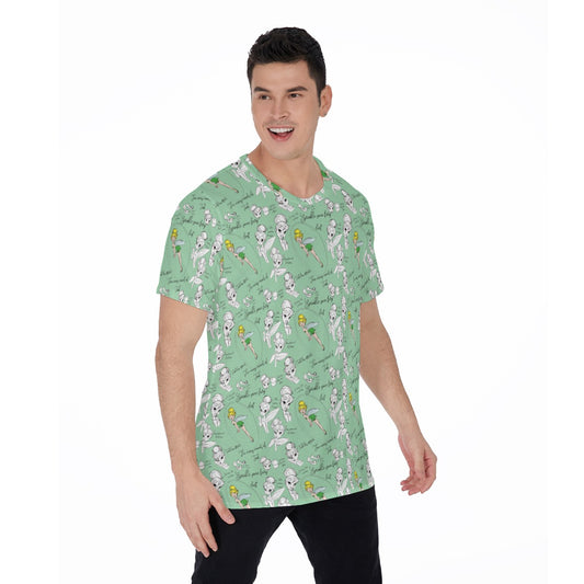 Drawing Pixie Fairy - Men's Short Sleeve T-Shirt