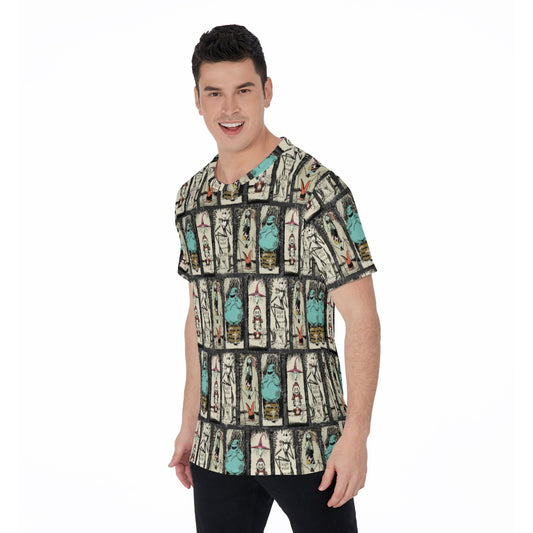 Stretching Haunted Nightmare - Men's Short Sleeve T-Shirt