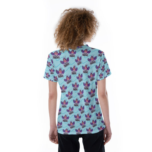 Shiny Deep-Sea Villain - Women's Short Sleeve V-Neck T-Shirt