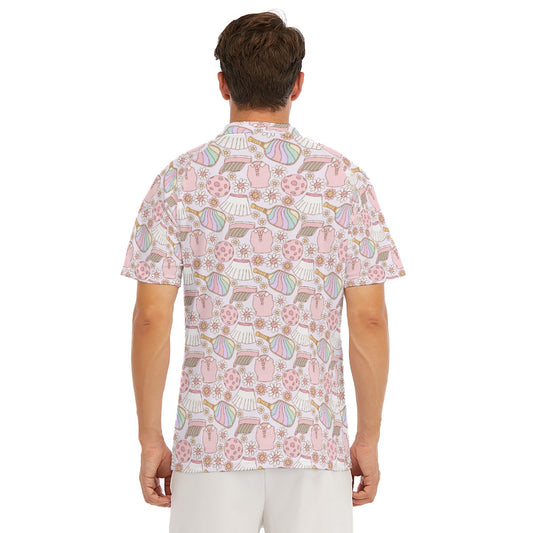 Rainbow Pickleball - Men's Polo Shirt