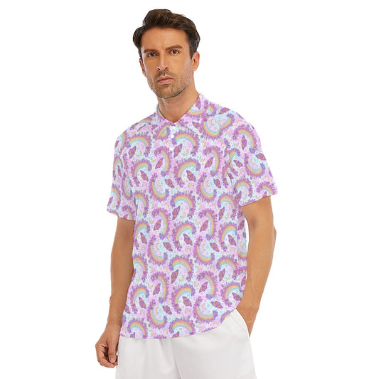Monarch Butterflies & Rainbows - Men's Polo Shirt
