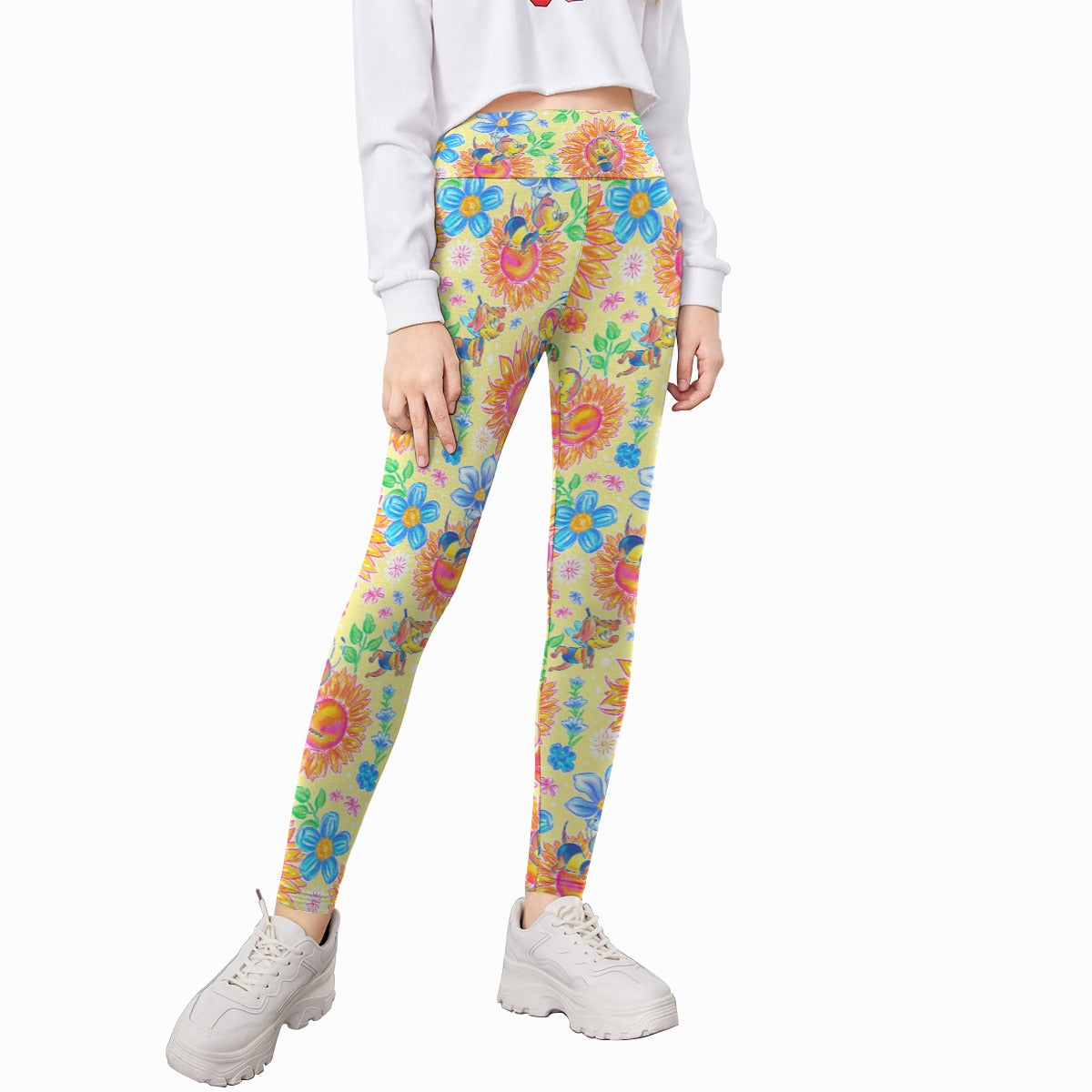 Buzzing Garden Buddy - Kid's Leggings