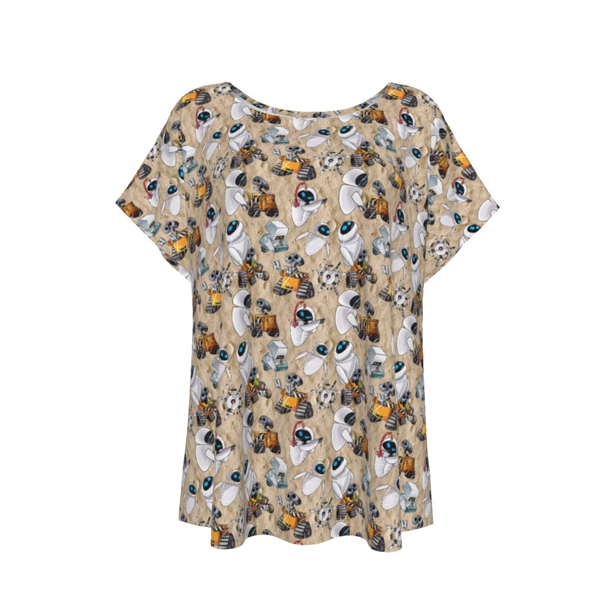 Robot Romance Sketchedched - Women’s Relaxed Fit Scoop Tee