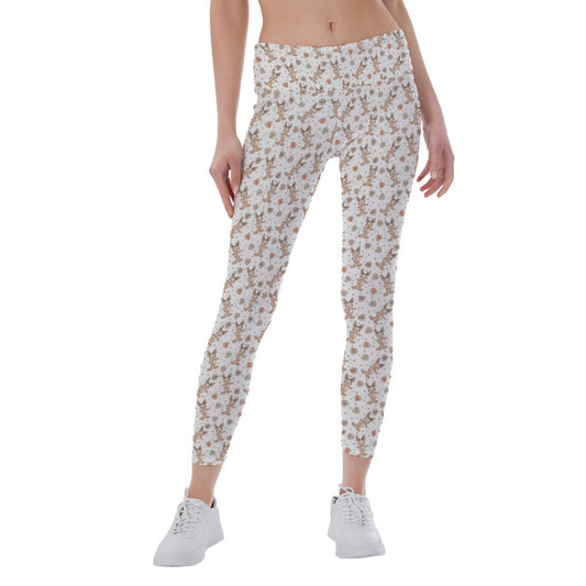 Reindeer Onesie Cheer - Women's Yoga Leggings