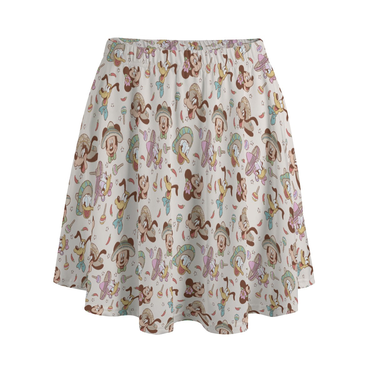 Fiesta Sombrero Pals - Women's Pocket Skater Skirt