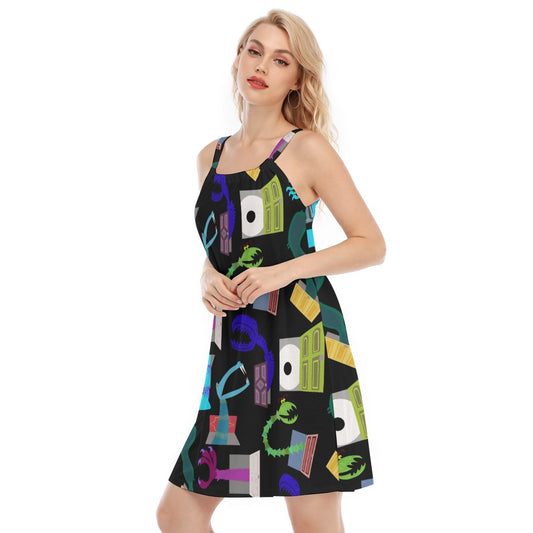 Monsters in Closets - Women’s Adjustable Sundress