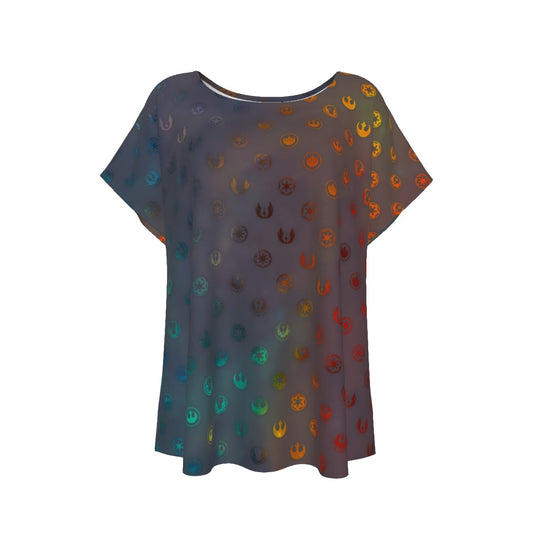 Galaxy Far Away - Women’s Relaxed Fit Scoop Tee