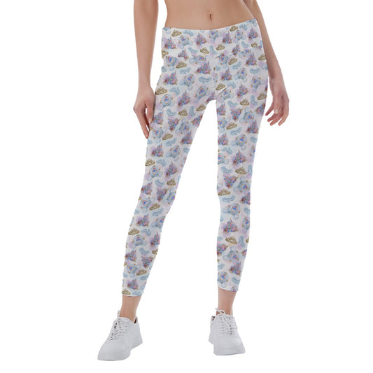 Watercolor Fairytale Fantasy - Women's Yoga Leggings
