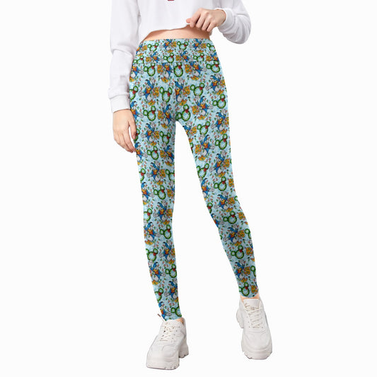 Duck’s Holiday Lights Tangle - Kid's Leggings