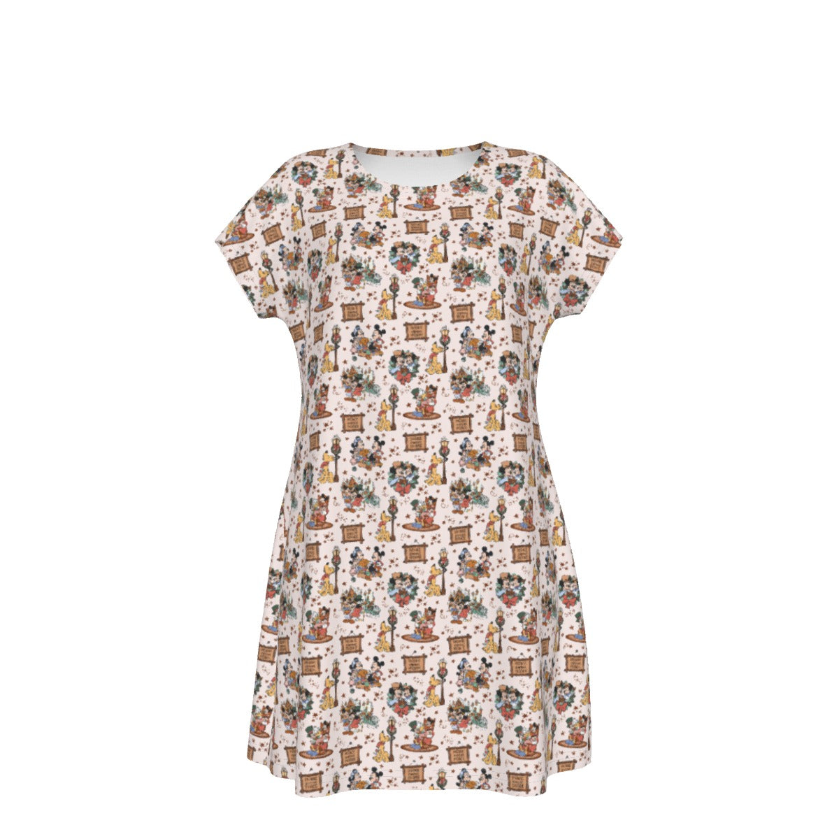 Victorian Holiday Celebration - Women's T-Shirt Dress