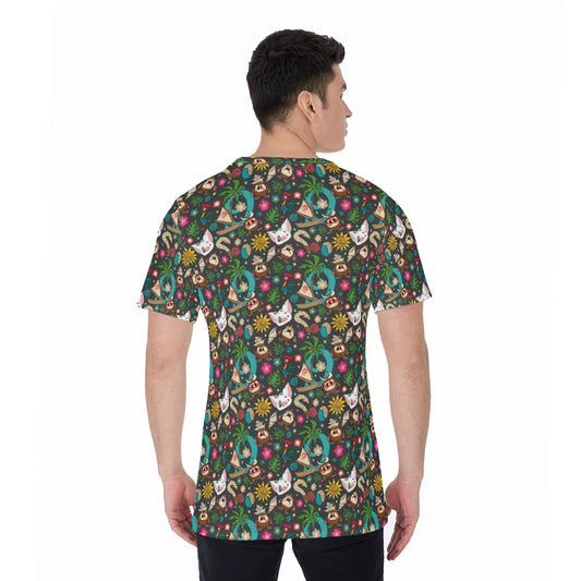 Polynesian Princess Icons - Men's Short Sleeve T-Shirt