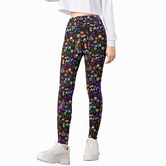 Villainous Icons Collage - Kid's Leggings