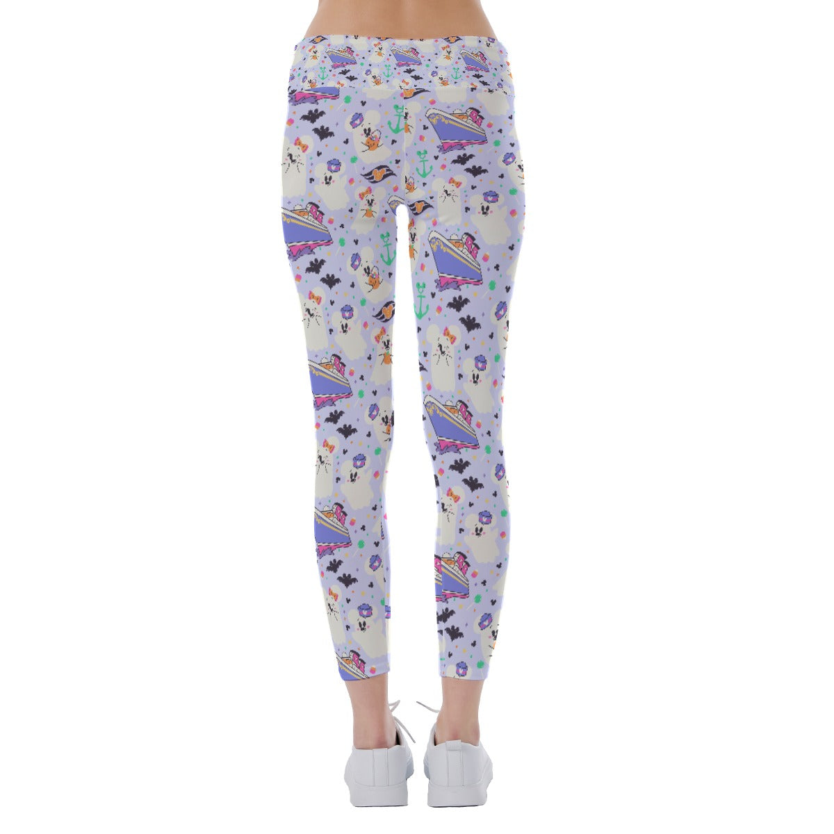 Spooky Sea Ghosts - Women's Yoga Leggings