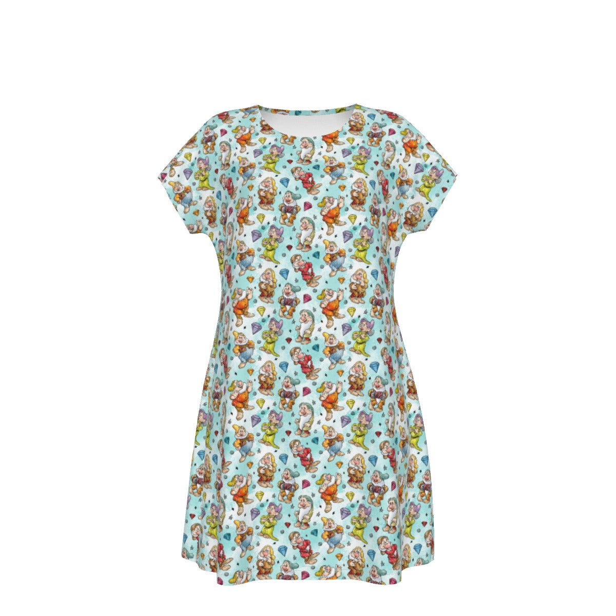 Seven Helpers Sketch - Women's T-Shirt Dress