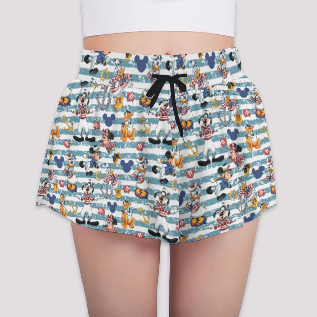 Cruise Crew on Deckends - Girls’ Flowy Pocket Shorts