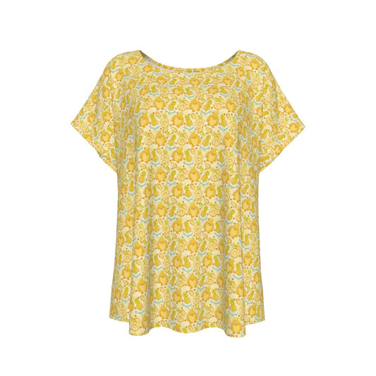 Fruitimals - Pineapple Penguins - Women’s Relaxed Fit Scoop Tee