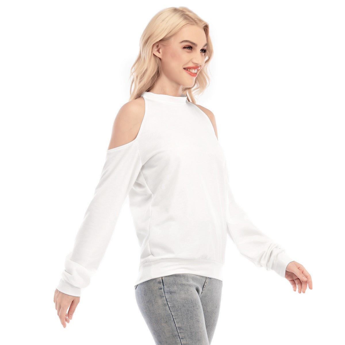 Pick Any Print from our Shop - Women’s Cold Shoulder Sweatshirt