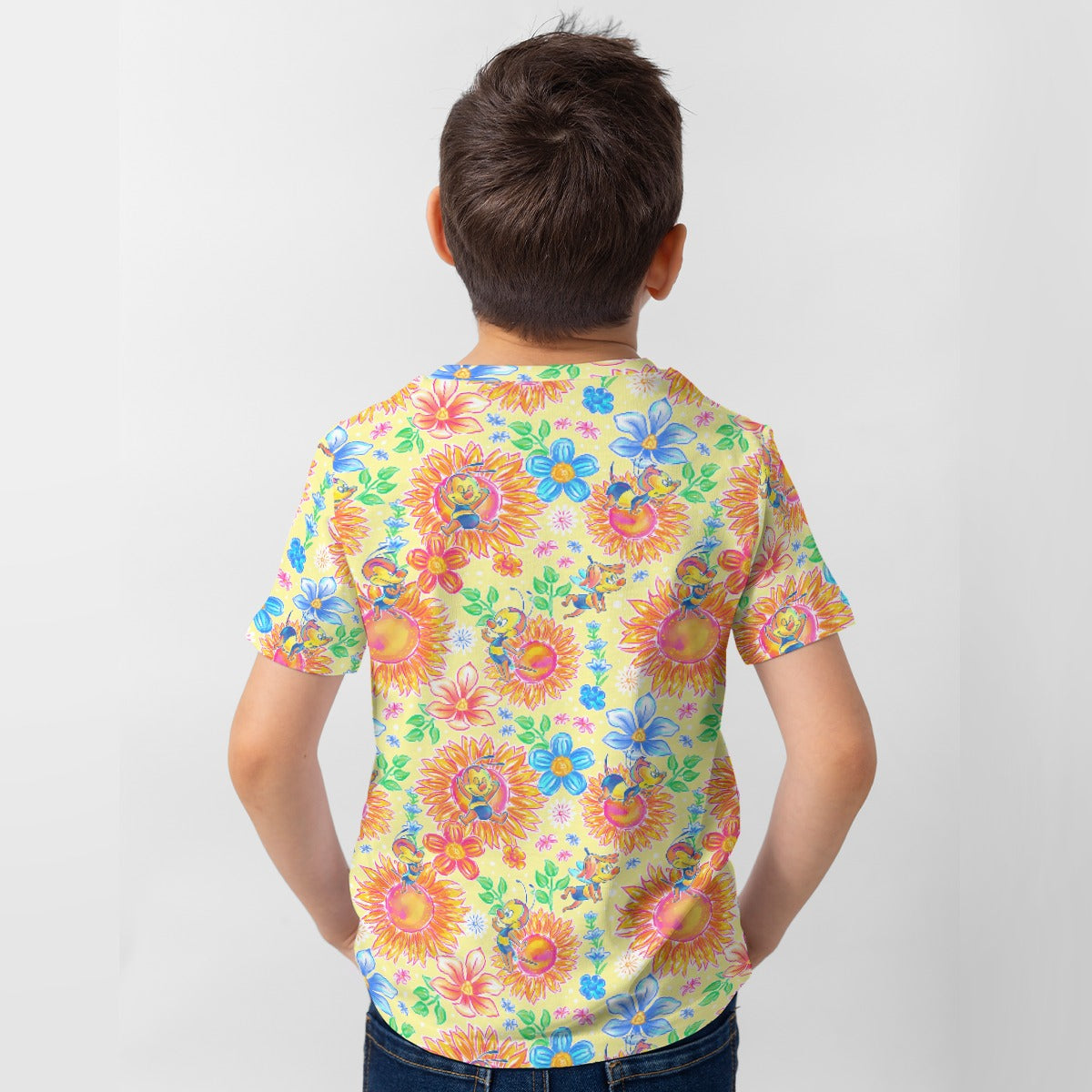 Buzzing Garden Buddy - Kid’s Short Sleeve T-Shirt