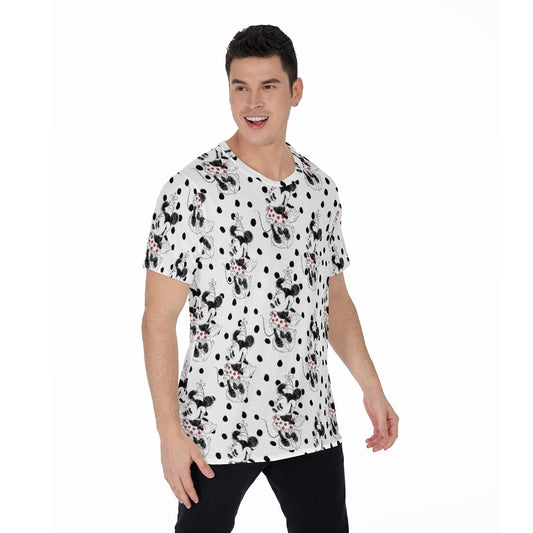 Sketch of Polka Dot Mouse - Men's Short Sleeve T-Shirt