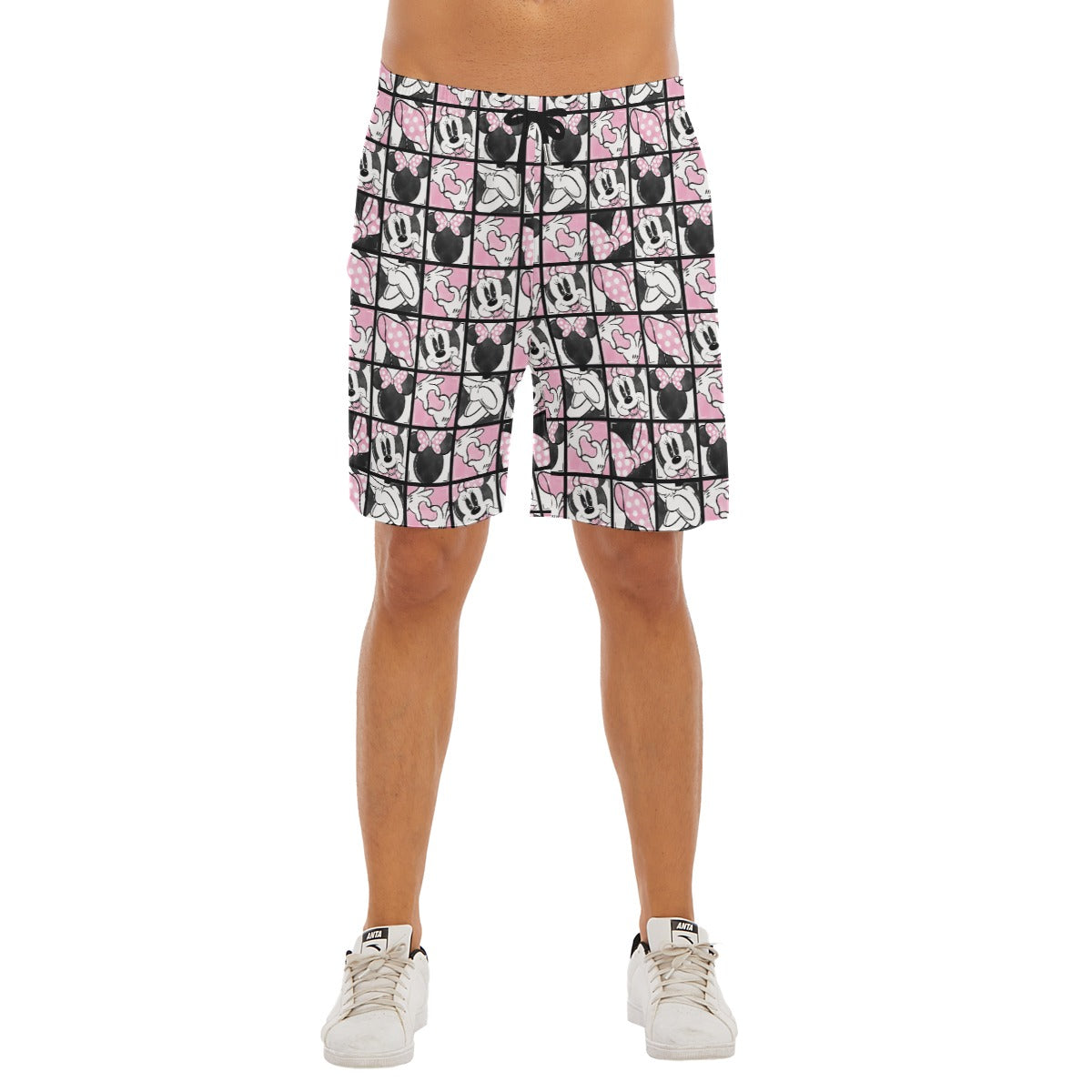 Mouse Bow Block Party - Men’s Pocket Beach Shorts