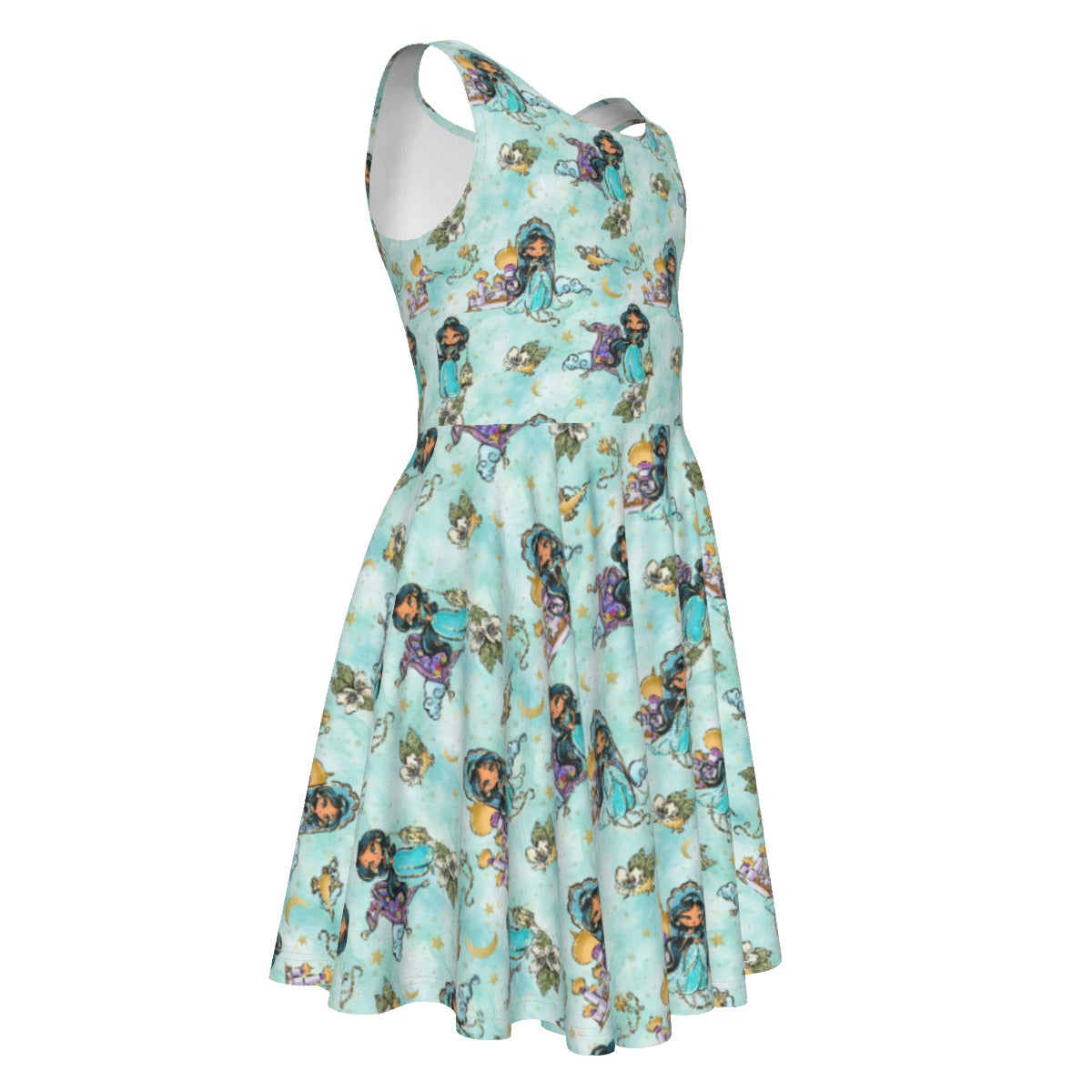 Whimsical Desert Princess - Kid's Sleeveless Skater Dress