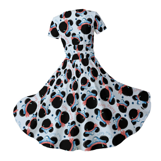 Pirate Life Adventure - Women's V-Neck Ruched Midi Dress