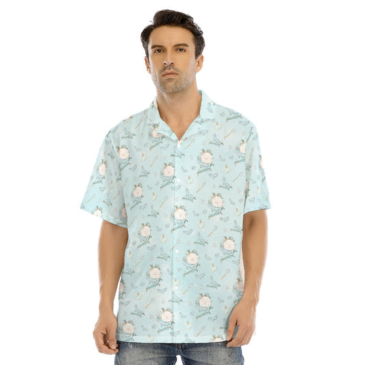 Enchanted Glass Slipper - Men's Hawaiian Button Up Shirt