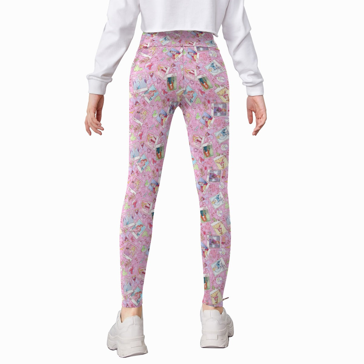 Holiday Winter Princess Christmas Snapshots - Kid's Leggings