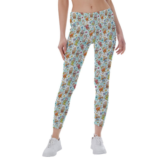 Seven Helpers Sketch - Women's Yoga Leggings