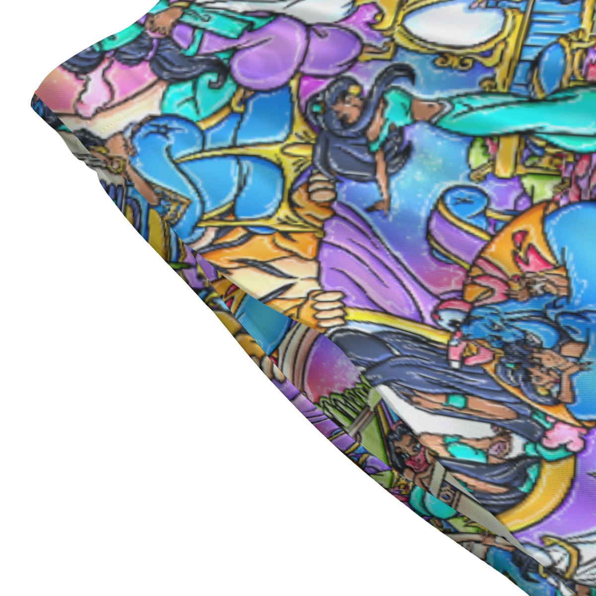 Magic Carpet Storybook Scenes - Women's Pocket Skater Skirt