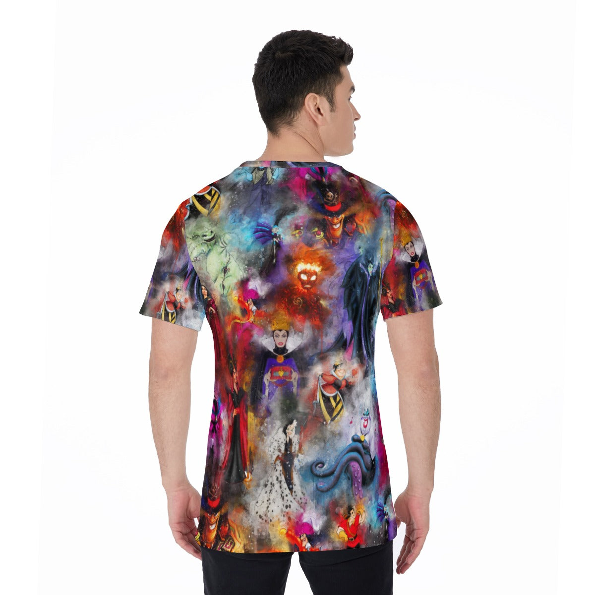Watercolor Wicked Villains - Men's Short Sleeve T-Shirt