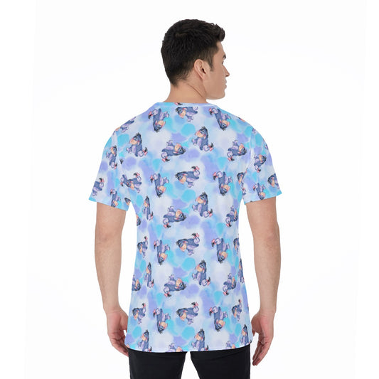 Watercolor Gentle Donkey - Men's Short Sleeve T-Shirt