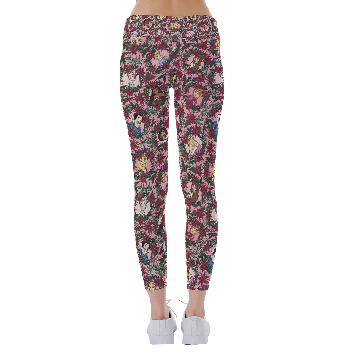 Poinsettia Princess Posse - Women's Yoga Leggings