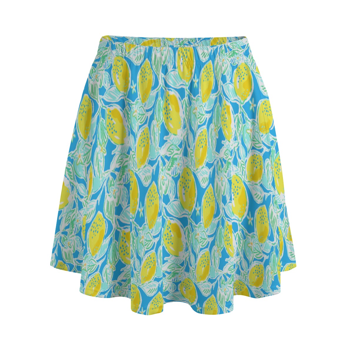 Lemon Drop Daydream - Women's Pocket Skater Skirt