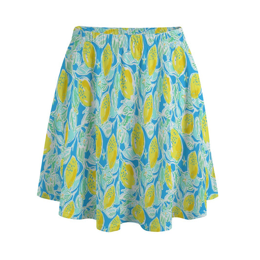 Lemon Drop Daydream - Women's Pocket Skater Skirt