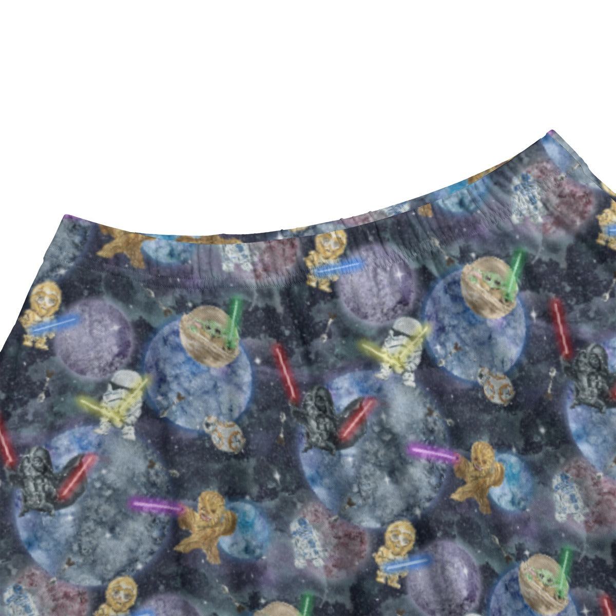 Watercolor Cosmic Battle - Women’s Pocket Midi Skirt